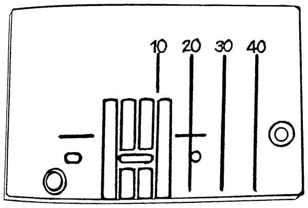 Stichplatte für Singer – 283007