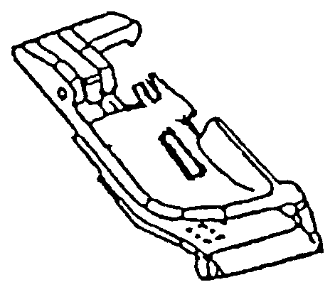 Kräuselfuß für Pfaff – 350523