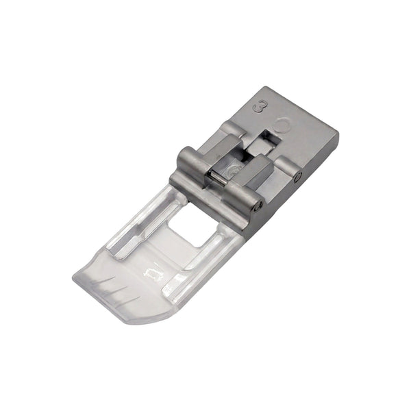 Klarsichtfuß / Deckstichfuß für Janome CoverPro 2000CPX (3 Nadeln)