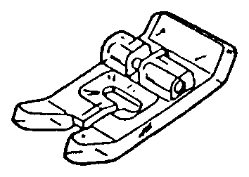 Knopflochfuß, Slant Shank, Snap-On für Singer – 506377