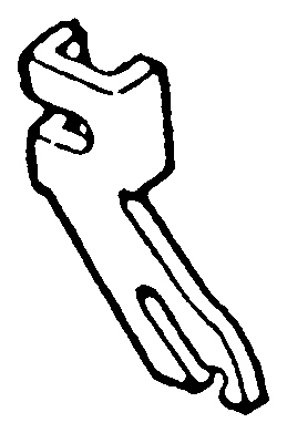 Nähfußhalter, Slant Shank für Singer – 542167