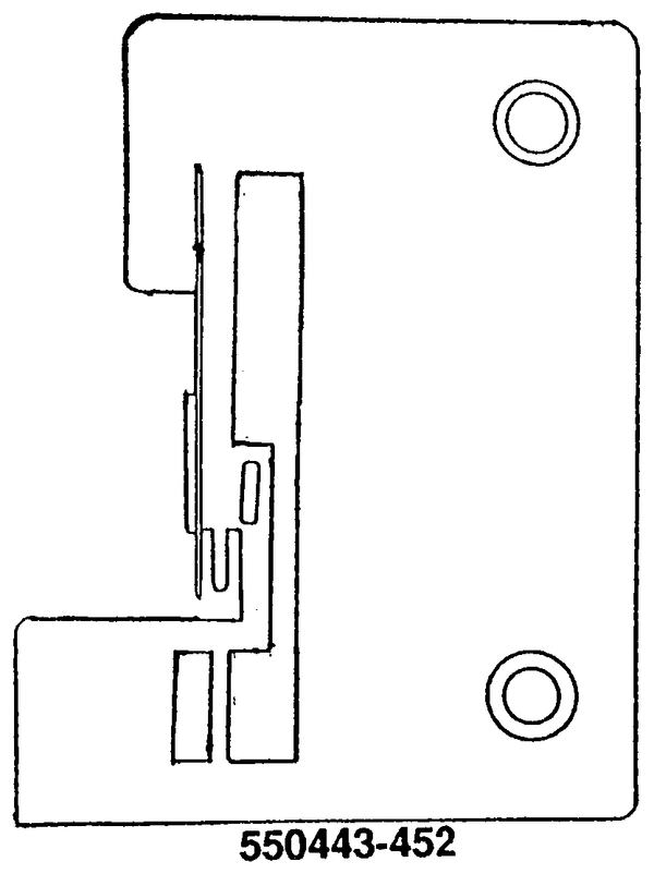 Stichplatte für Singer – 550443-452