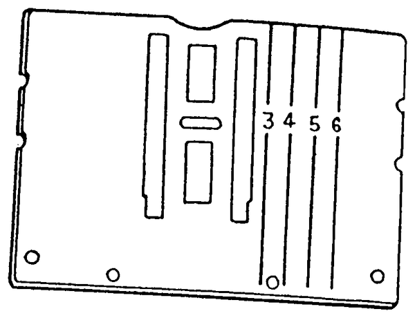 Stichplatte für Elna – 766299