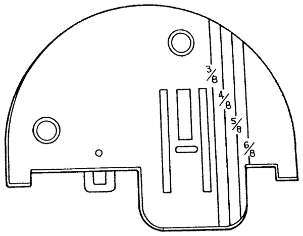 Stichplatte für Morse u. a. – NZ32LG