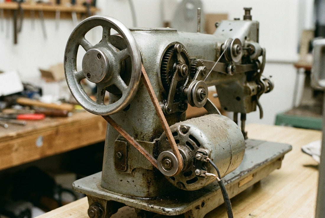 Die Nähmaschine riecht verbrannt: Motor, Riemen und Sicherheitscheck