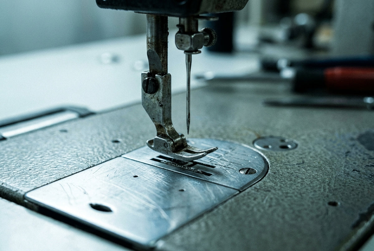 Nadel schlägt auf die Stichplatte: Ursachen für den Metallschlag finden