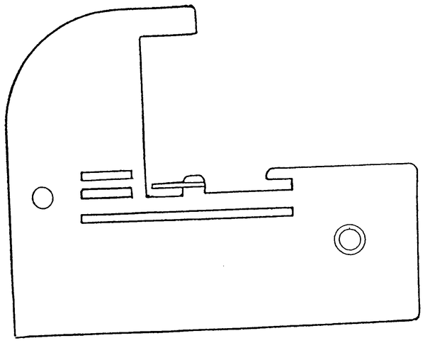 Rollsaumstichplatte für White – 11422