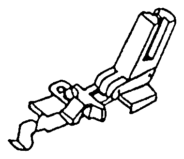 Blindsaumfuß für White – 11686