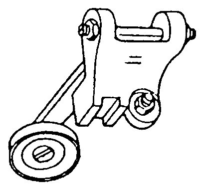 Rollfuß für Leder, High Shank – 12264