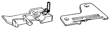 Rollsaum-Set (Fuß und Stichplatte) für Viking – 127897-001