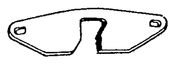 Greiferbahndeckel-Feder für Brother – 128473051
