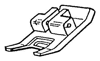 Universalfuß, Low Shank, Snap-On für Singer – 171498