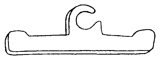 Abdeckplattenfeder für Singer – 172957