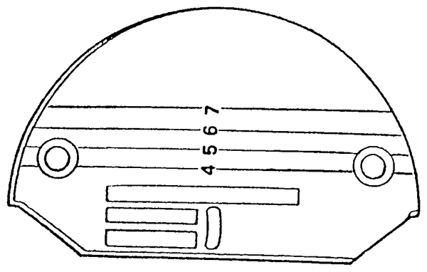 Stichplatte für Morse u. a. – 17297