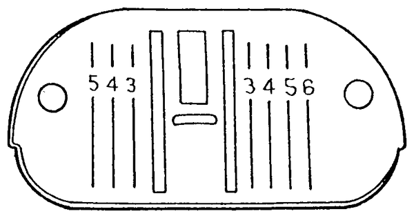 Stichplatte für Singer – 174198