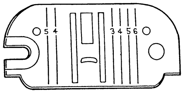 Stichplatte für Singer – 312391