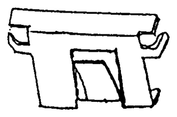 Abdeckplattenfeder für Singer – 314098