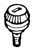 Rändelschraube für Singer – 314627-451
