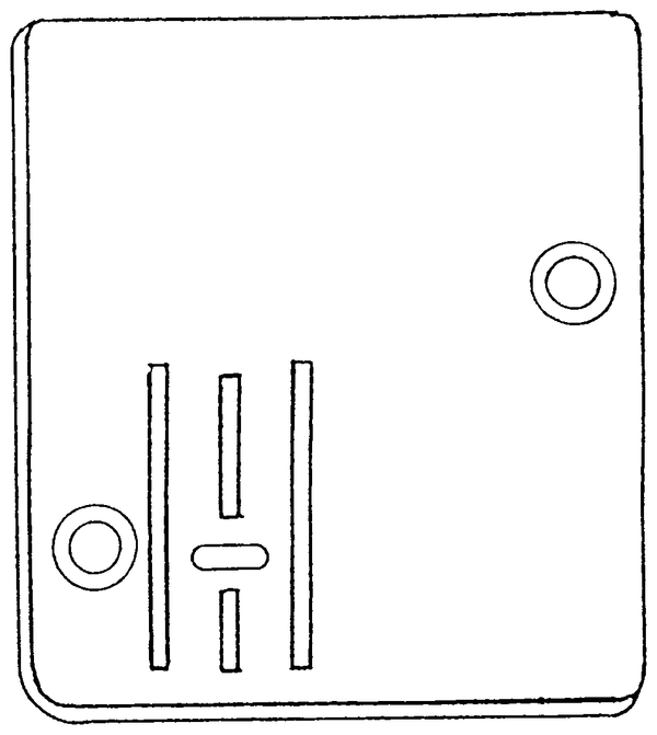 Stichplatte für White – 3503