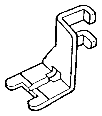 Knopfannähfuß, Slant Shank – 381066