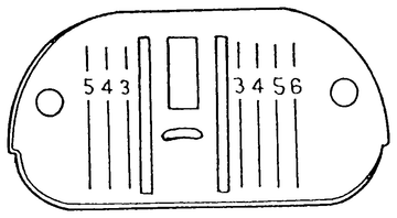 Stichplatte für Singer – 383698