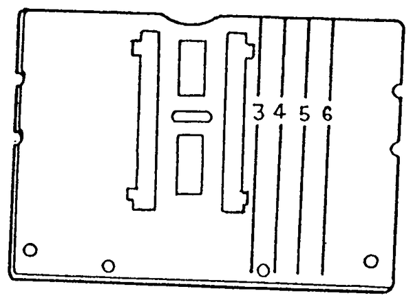 Stichplatte für Elna – 403105