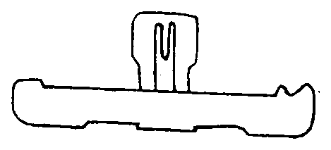 Abdeckplattenfeder für Singer – 446482