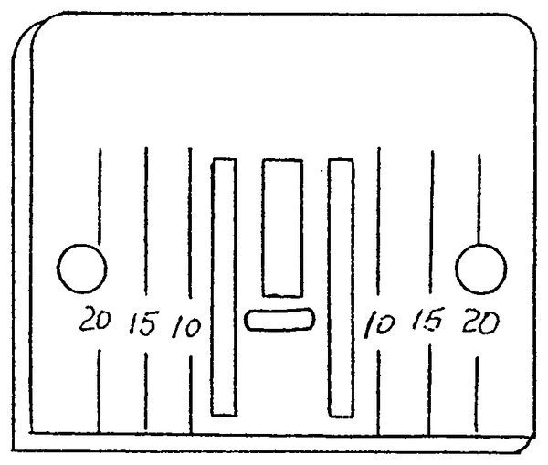 Stichplatte für Elna – 468620-10