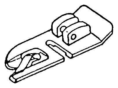 Säumerplatte, Slant Shank für Singer – 5012-1