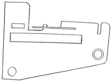 Rollsaumstichplatte für Simplicity – 60687