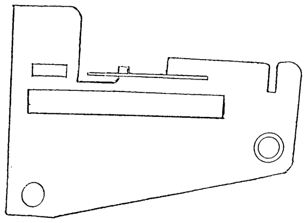 Rollsaumstichplatte für Simplicity – 60687