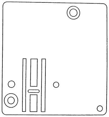 Stichplatte für White – 6529