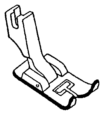 Teflon-Zickzackfuß, High Shank – 941280000