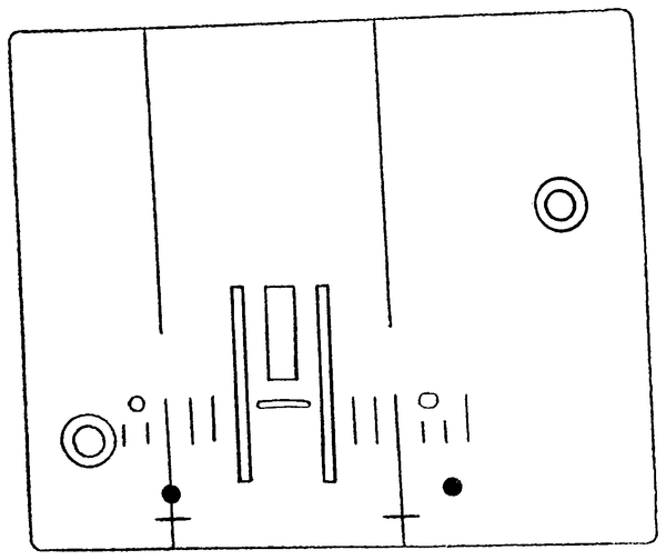 Stichplatte für Kenmore – KM64156