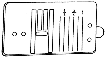 Stichplatte für Morse – NZ203LG