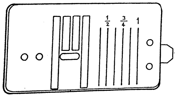 Stichplatte für Morse – NZ203LG