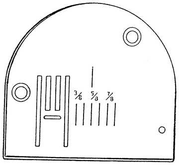 Stichplatte für Necchi – NZ206LG