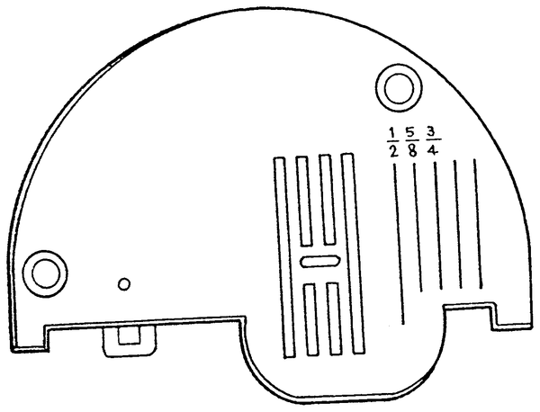 Stichplatte für Alco u. a. – NZ29LG
