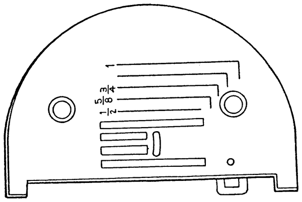 Stichplatte für Sew Mor – NZ51LG