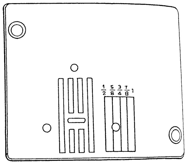 Stichplatte für Nelco u. a. – NZFA660LG