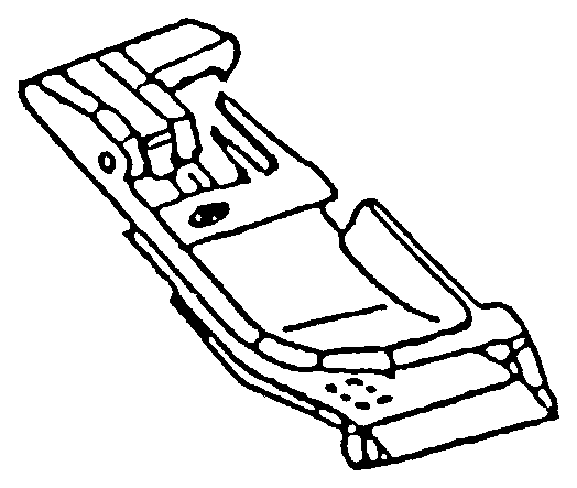 Kräuselfuß für Brother u. a. – P60902