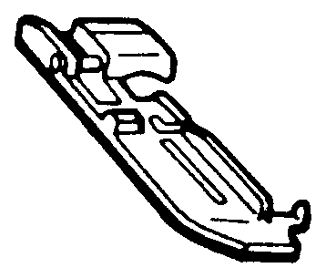 Overlockfuß für Brother – X76603-001